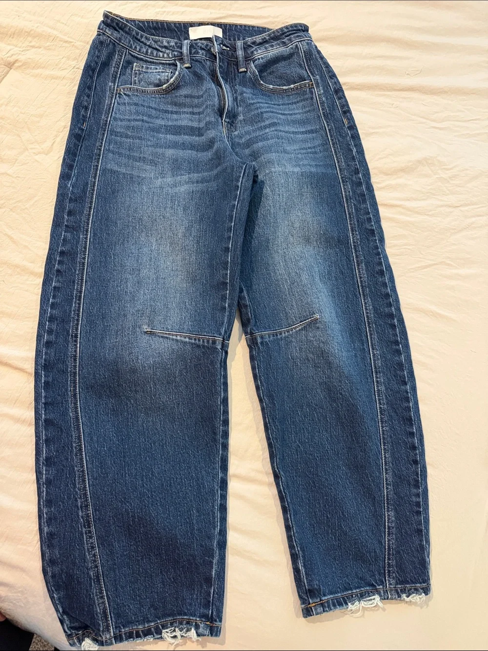 Women's Vervet l High-Rise Barrel Leg Jeans